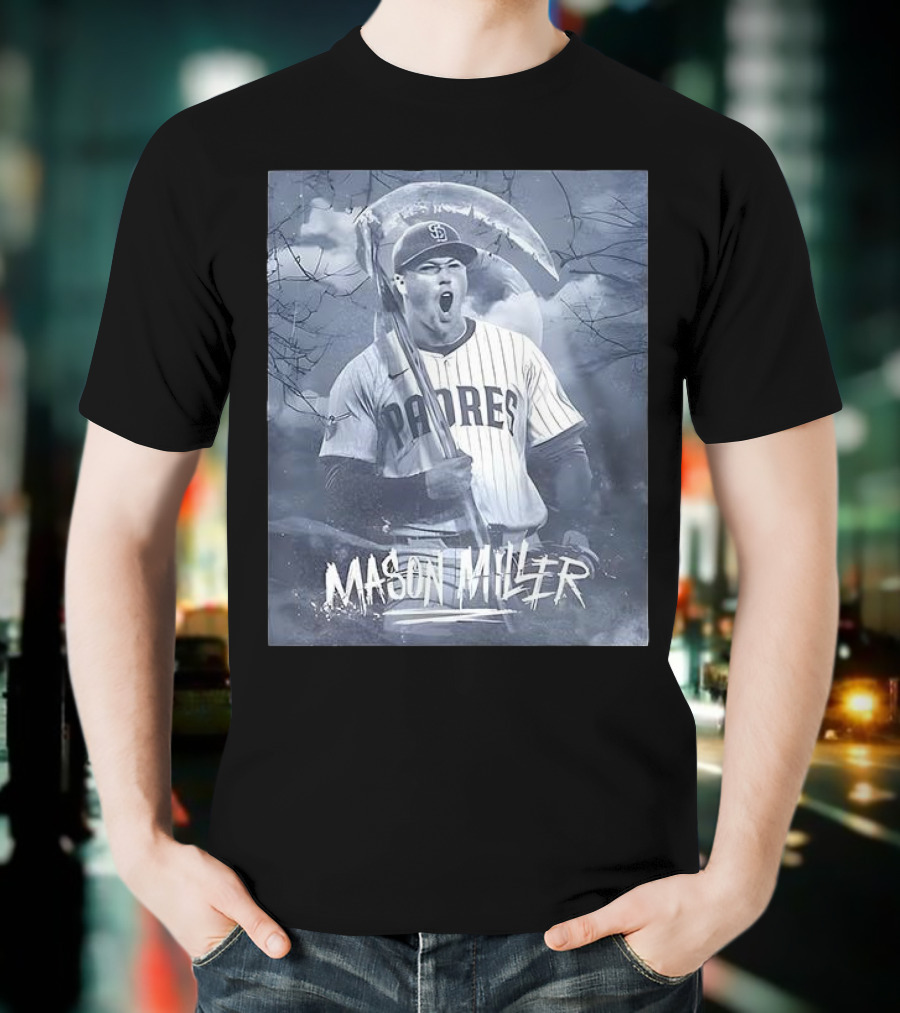 Mason Miller Padres Halloween Baseball 2025 T-Shirt