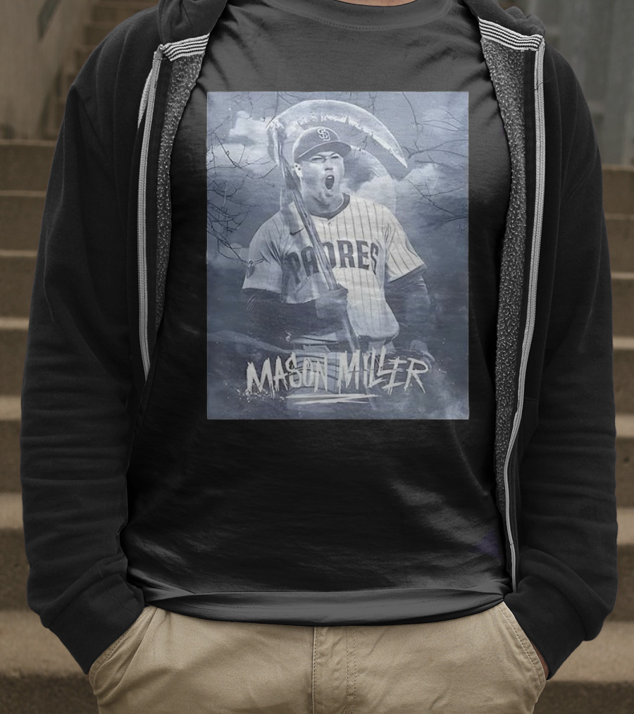 Mason Miller Padres Halloween Baseball 2025 T-Shirt