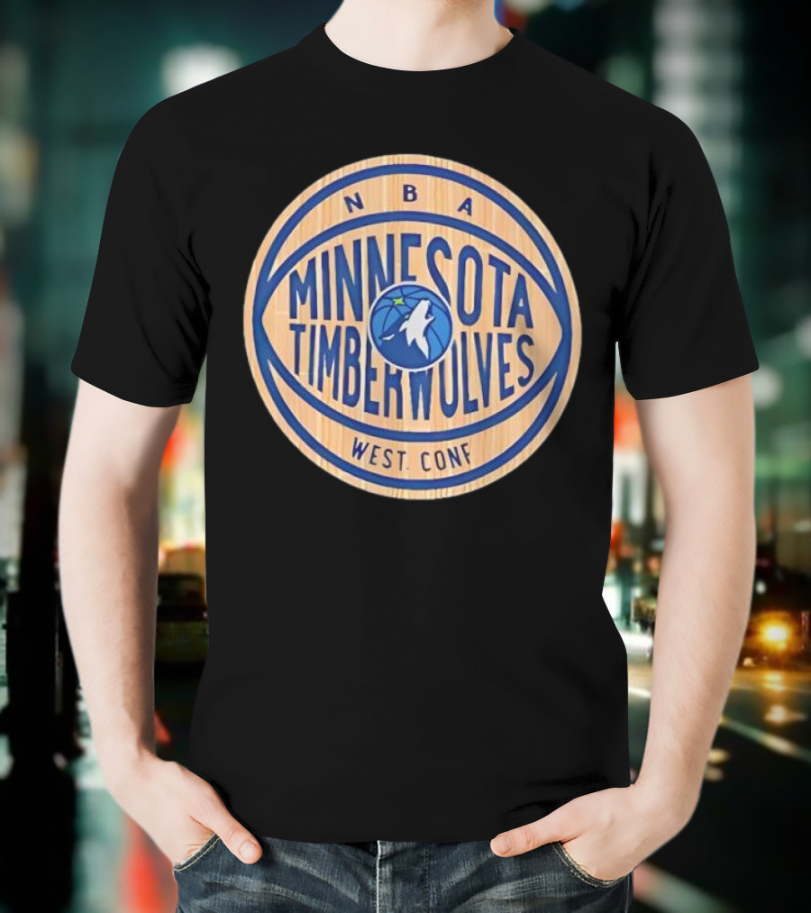 NBA Minnesota Timberwolves West Conf Team Emblem T-Shirt