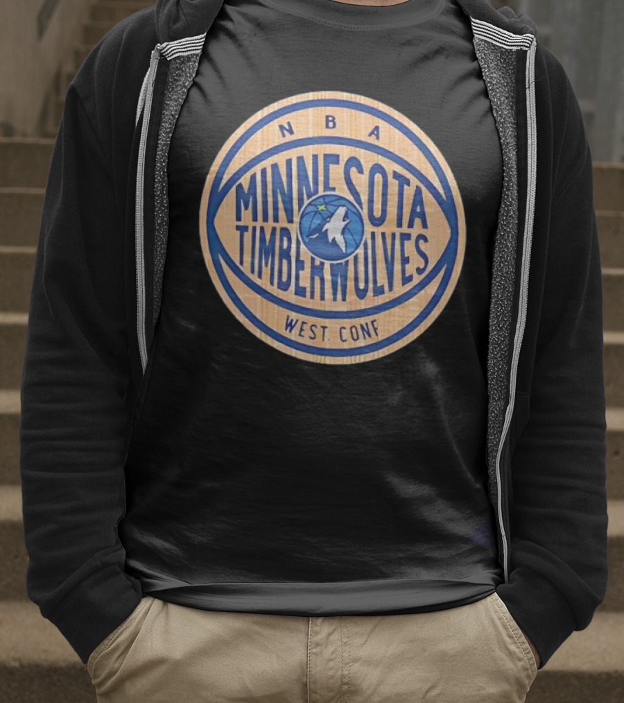 NBA Minnesota Timberwolves West Conf Team Emblem T-Shirt