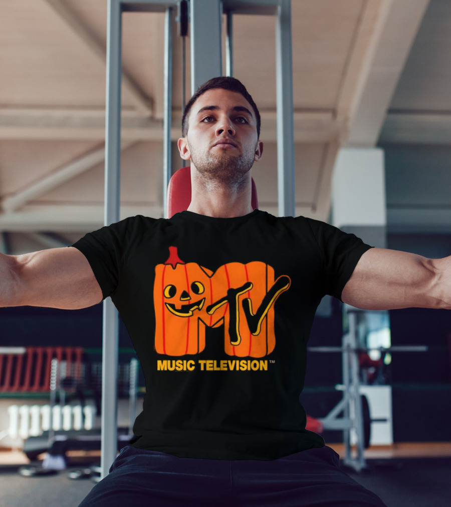MTV Music Television Pumpkin Halloween T-Shirt