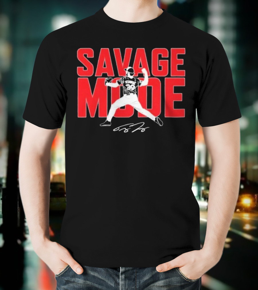 Savage Mode Trey Yesavage Toronto Blue Jays Signature T-Shirt