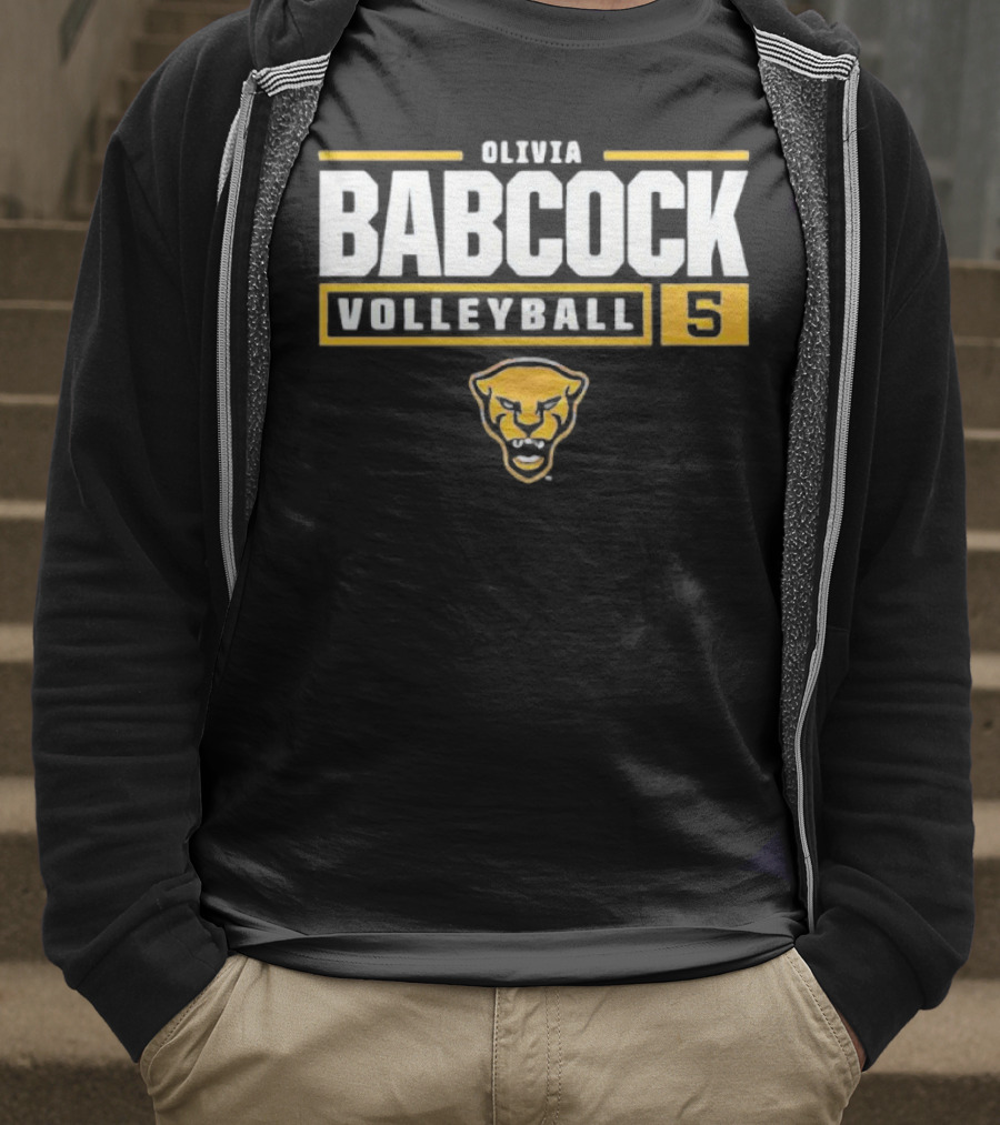 Olivia Babcock Volleyball Pitt Panthers 5 T-Shirt