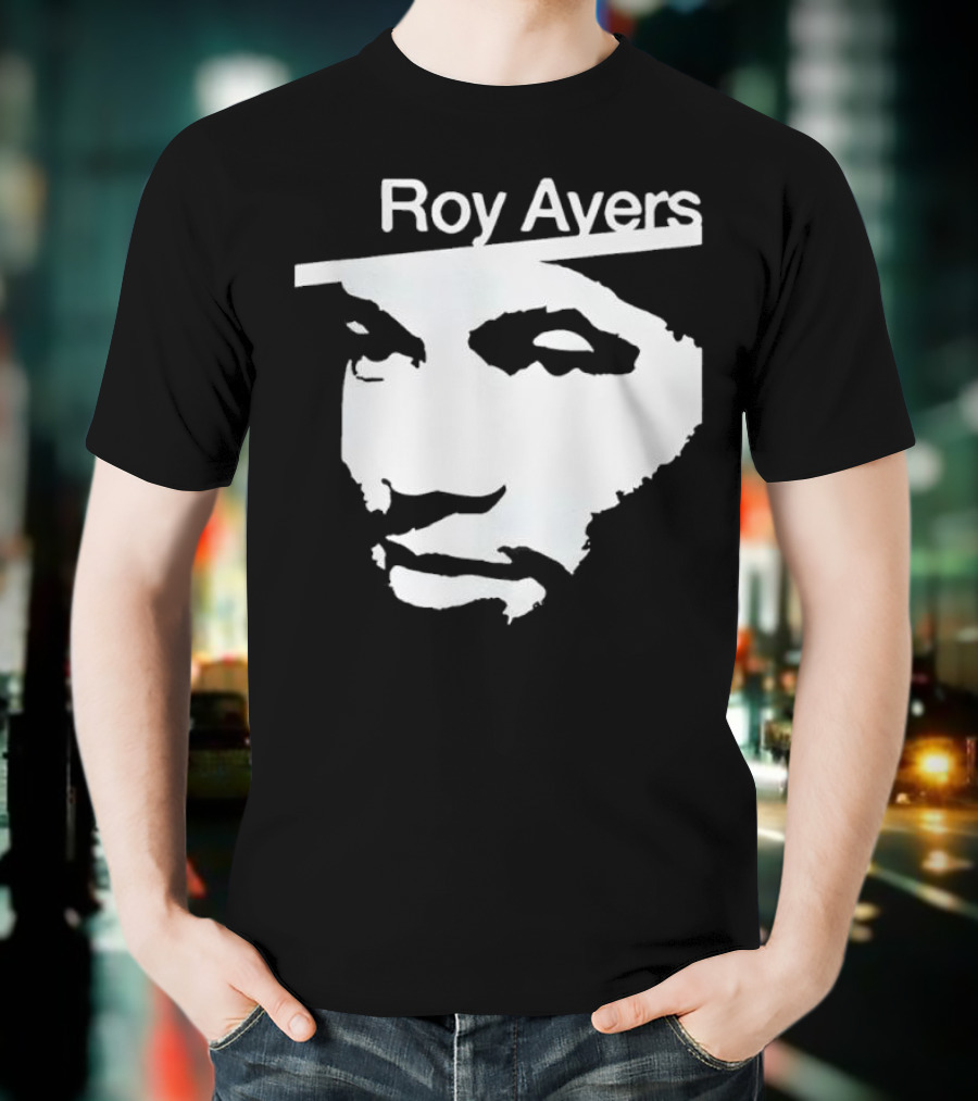 Roy Ayers Iconic Face Design T-Shirt