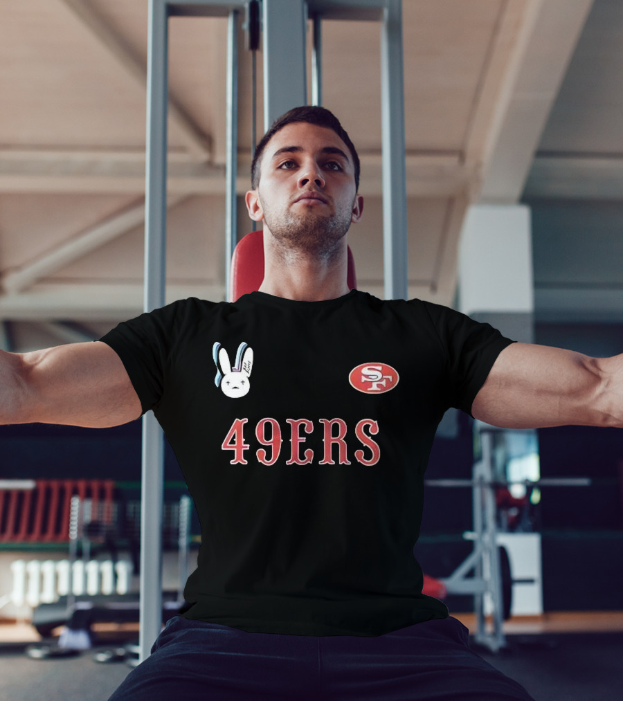 San Francisco 49ers Bad Bunny Super Bowl Lx Signature Bunny Mascot 49ers SF T-Shirt