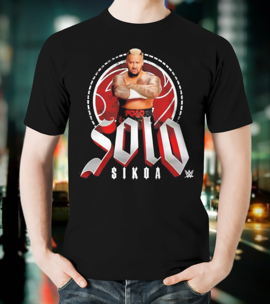 Solo Sikoa Tribal Wrestling Circle T-Shirt