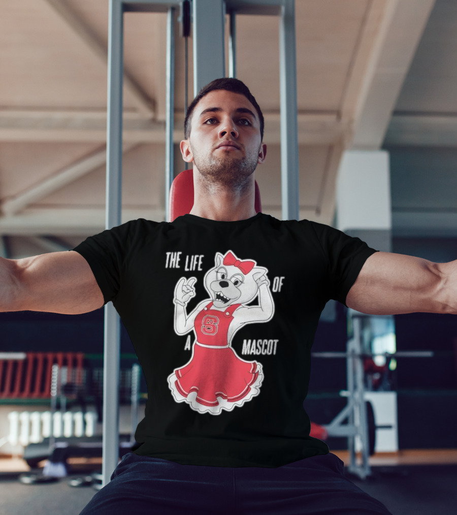 NC State Wolfpack The Life Of A Mascot Cheerful Character T-Shirt