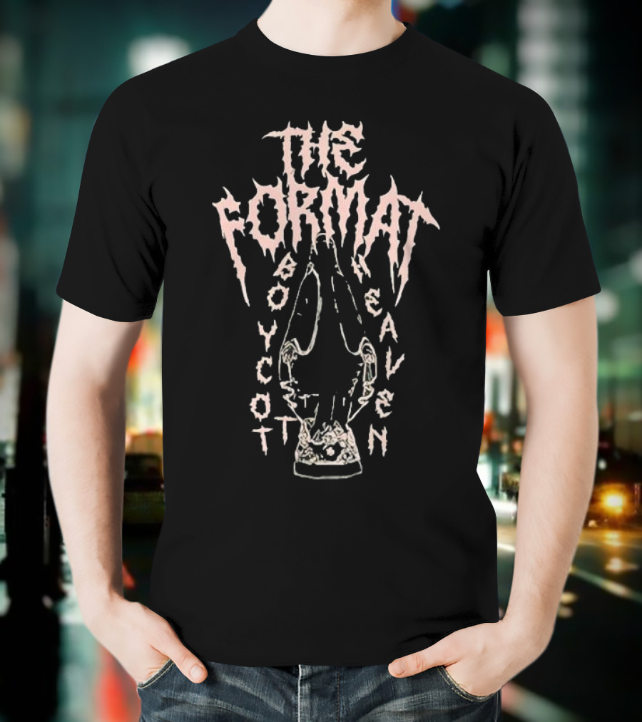The Format Boycott Heaven Metal Style T-Shirt