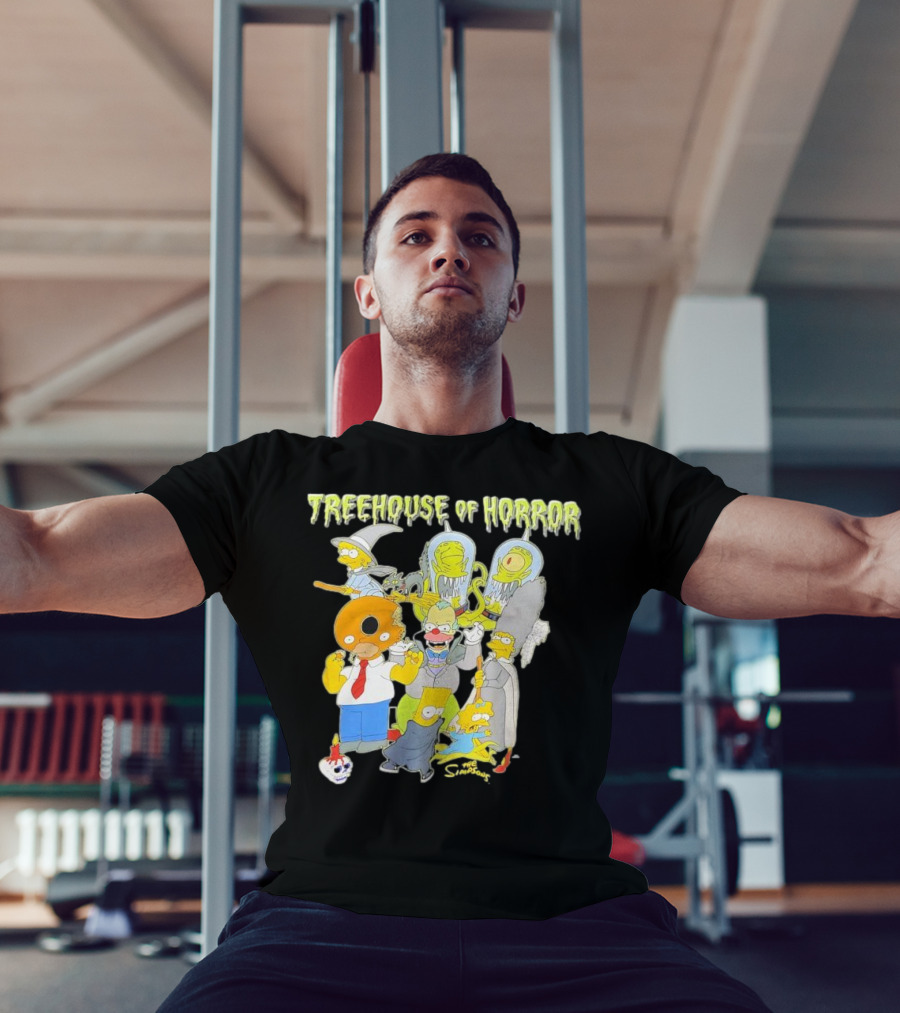 The Simpsons Treehouse Of Horror Characters Halloween Compilation T-Shirt