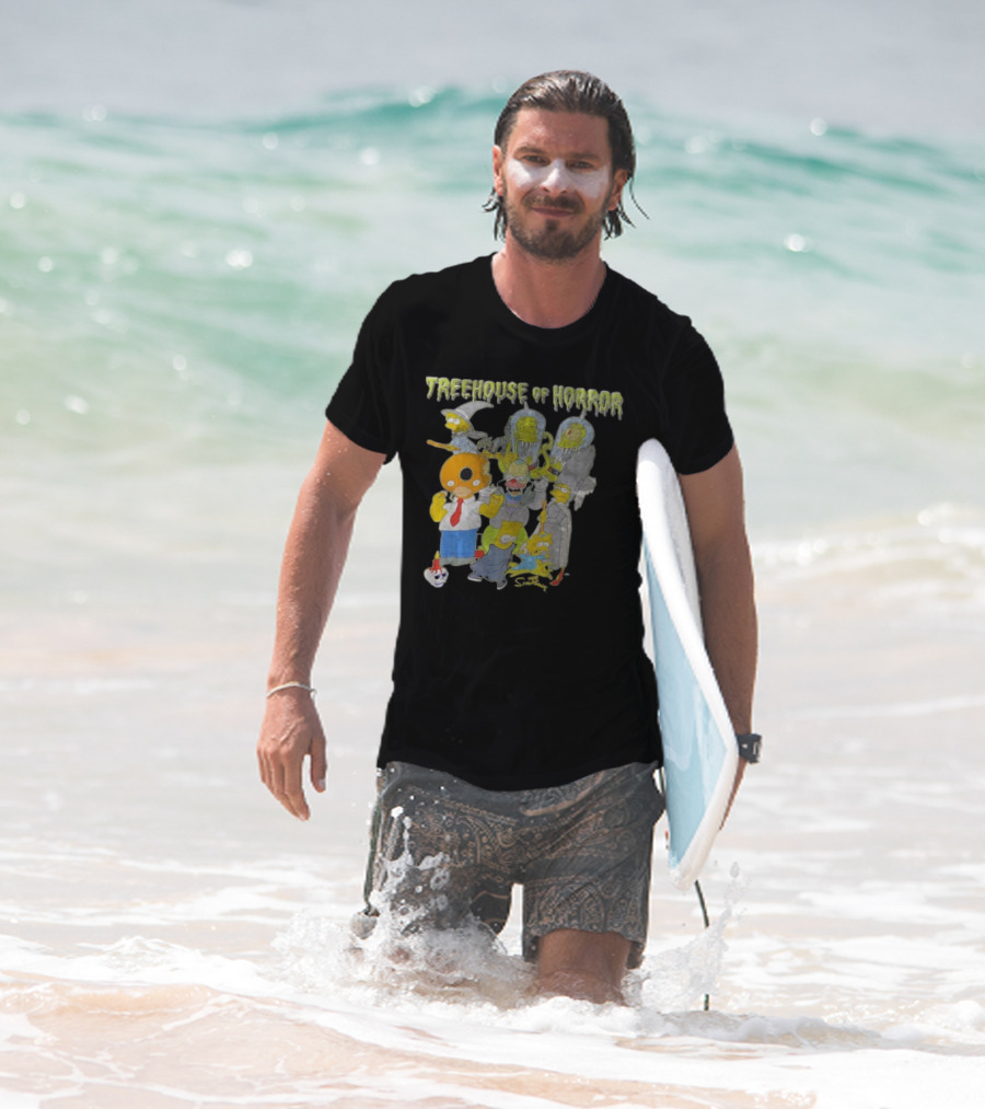 The Simpsons Treehouse Of Horror Characters Halloween Compilation T-Shirt