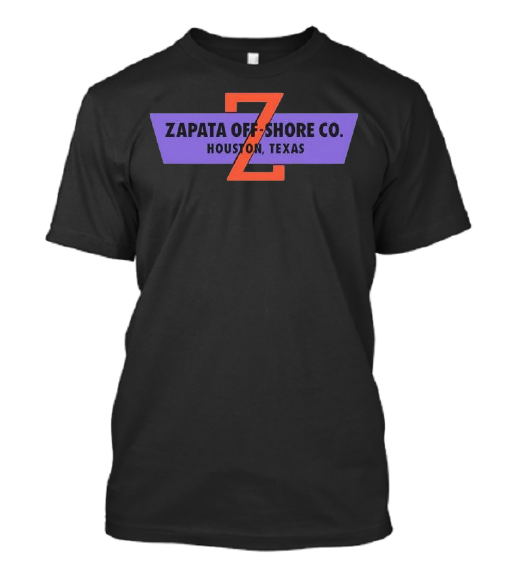 Zapata Off Shore Co Houston Texas Z Emblem T-Shirt