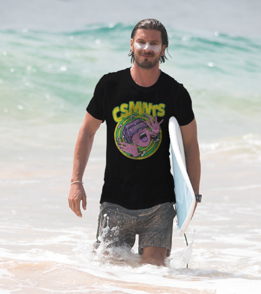 CSMNTS Alt F4 My Problems Trippy Sci-Fi Pop Art T-Shirt