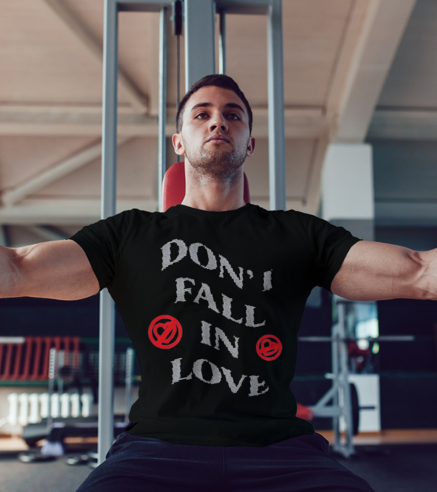 Don’t Fall In Love Fest Spiral Heart Emojis T-Shirt