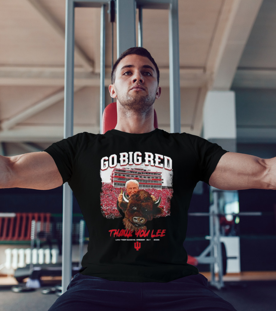 Go Big Red Indiana University Thank You Lee Corso T-Shirt