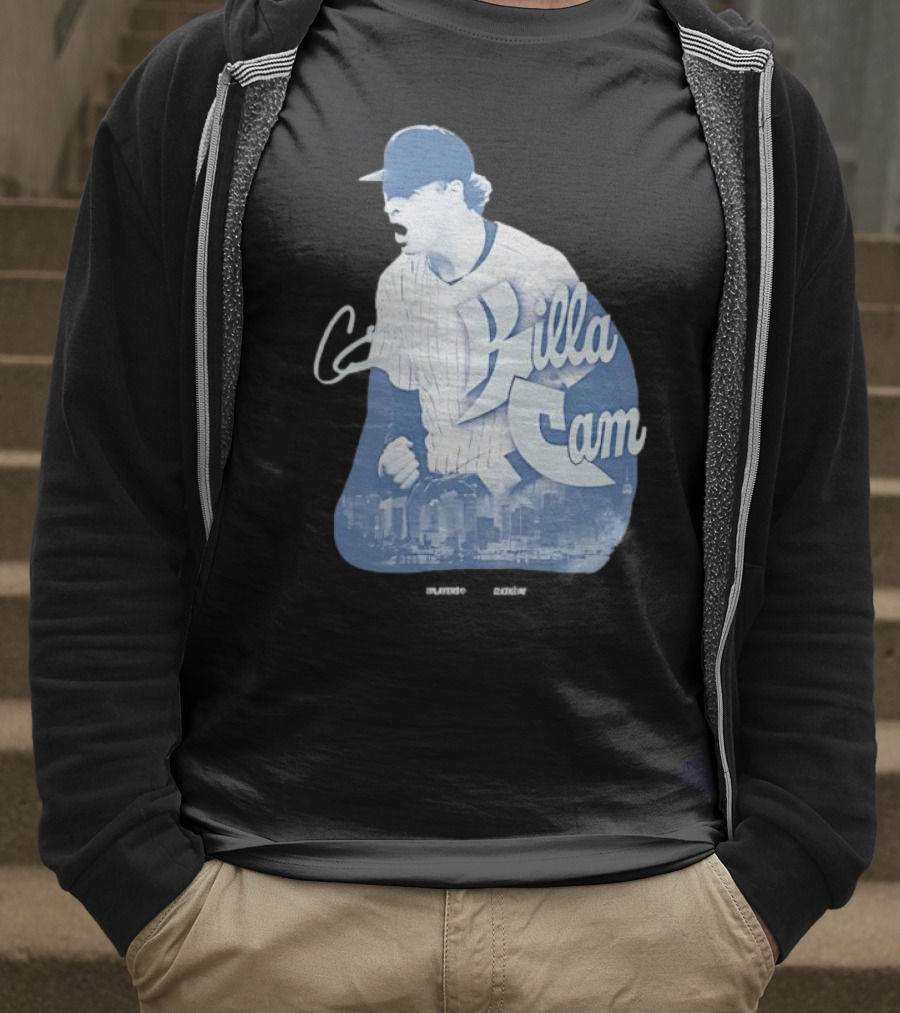 Killa Cam New York Yankees Cityscape Pitcher Style T-Shirt