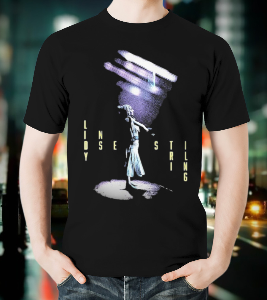 Lindsey Stirling Energetic Stage Performance With Spotlight T-Shirt