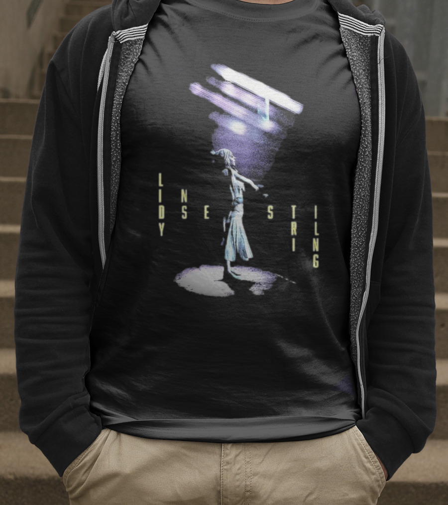 Lindsey Stirling Energetic Stage Performance With Spotlight T-Shirt