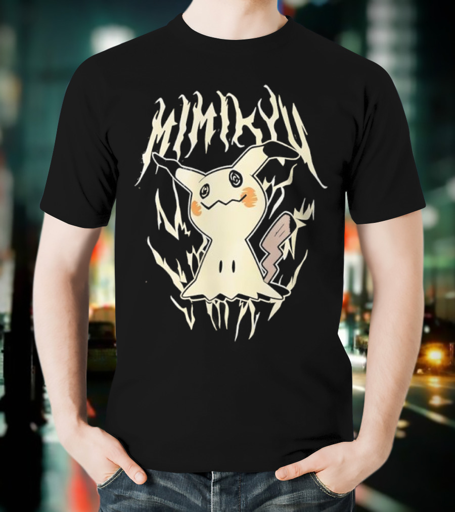 Mimikyu Pokémon Character Creepy Ghostly Appearance T-Shirt