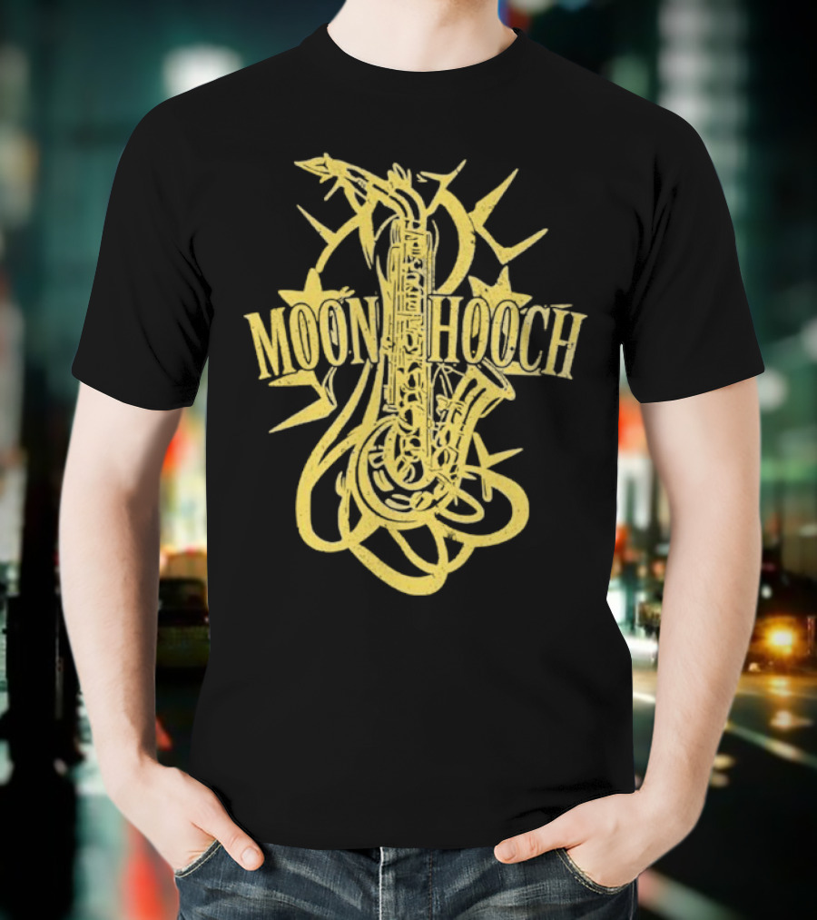 Moon Hooch Saxophone Burst Yellow Graphic T-Shirt