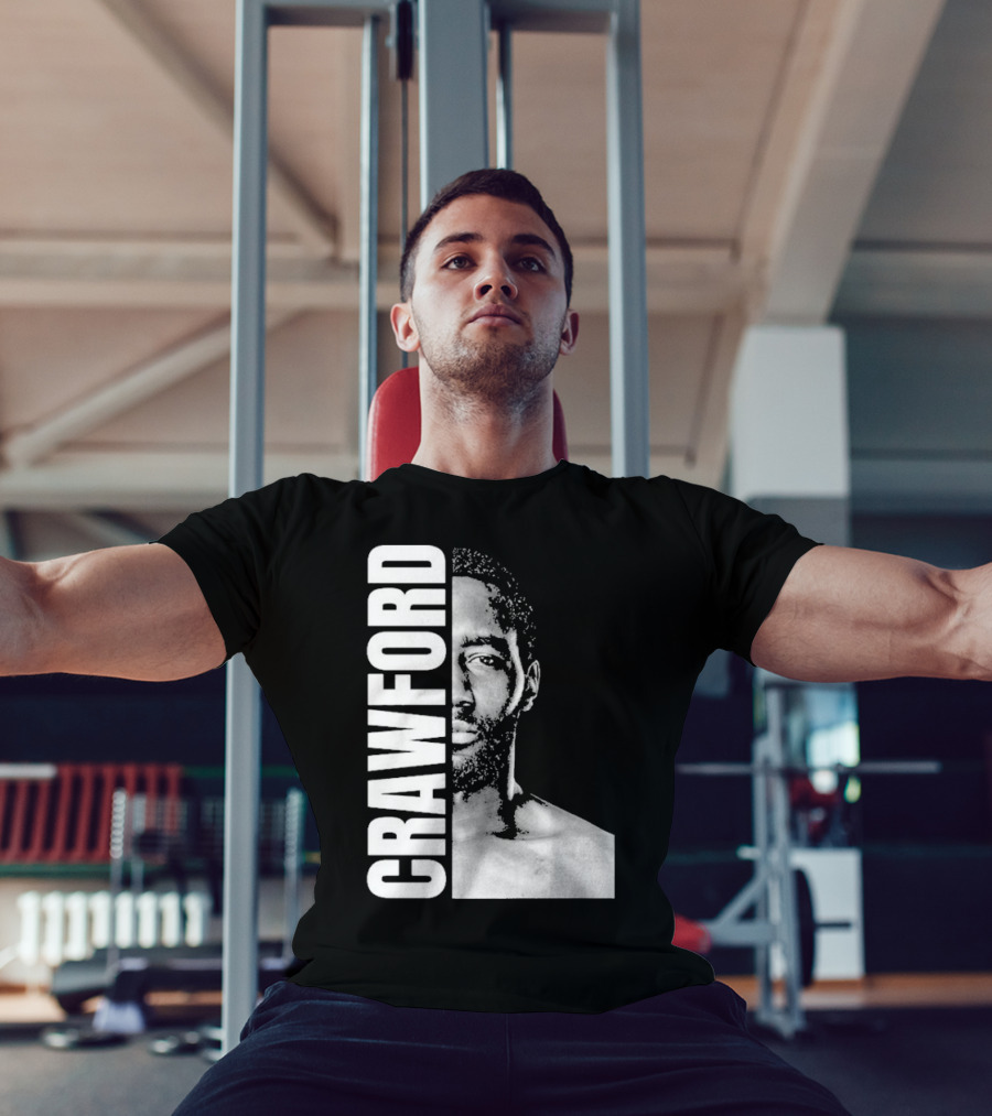 Crawford Face Of Boxing Terence Black And White Style T-Shirt