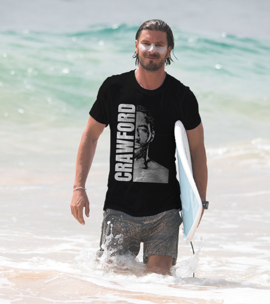 Crawford Face Of Boxing Terence Black And White Style T-Shirt