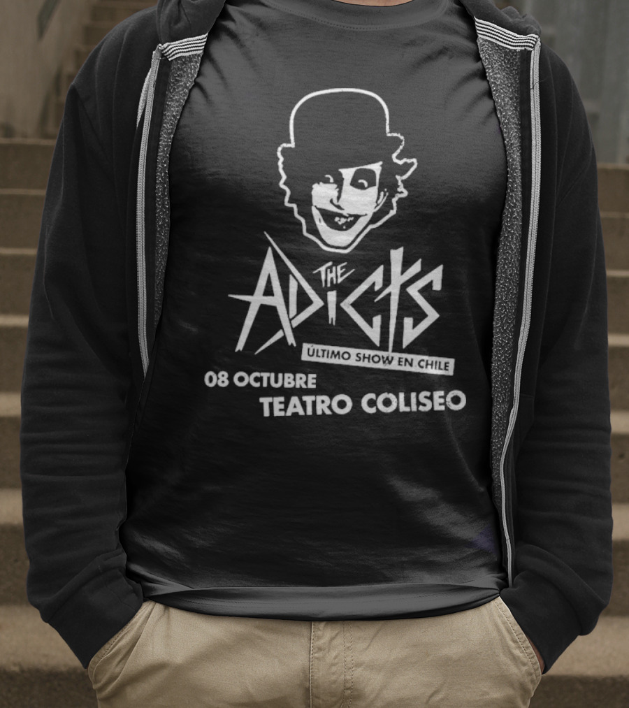 The Adicts Ultimo Show En Chile 08 Octubre Teatro Coliseo T-Shirt