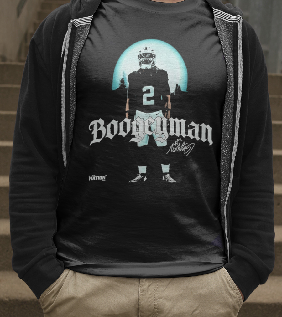 The Boogeyman Jalen Hurts 2 Signature NFL Player Moonlight T-Shirt