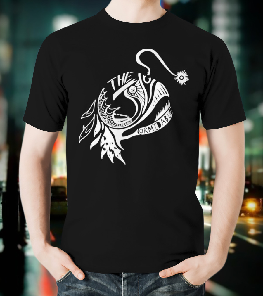 The Joy Formidable MC Fish Unique Anglerfish Art T-Shirt