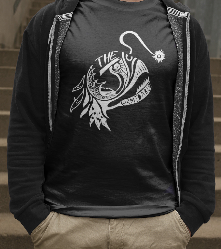 The Joy Formidable MC Fish Unique Anglerfish Art T-Shirt