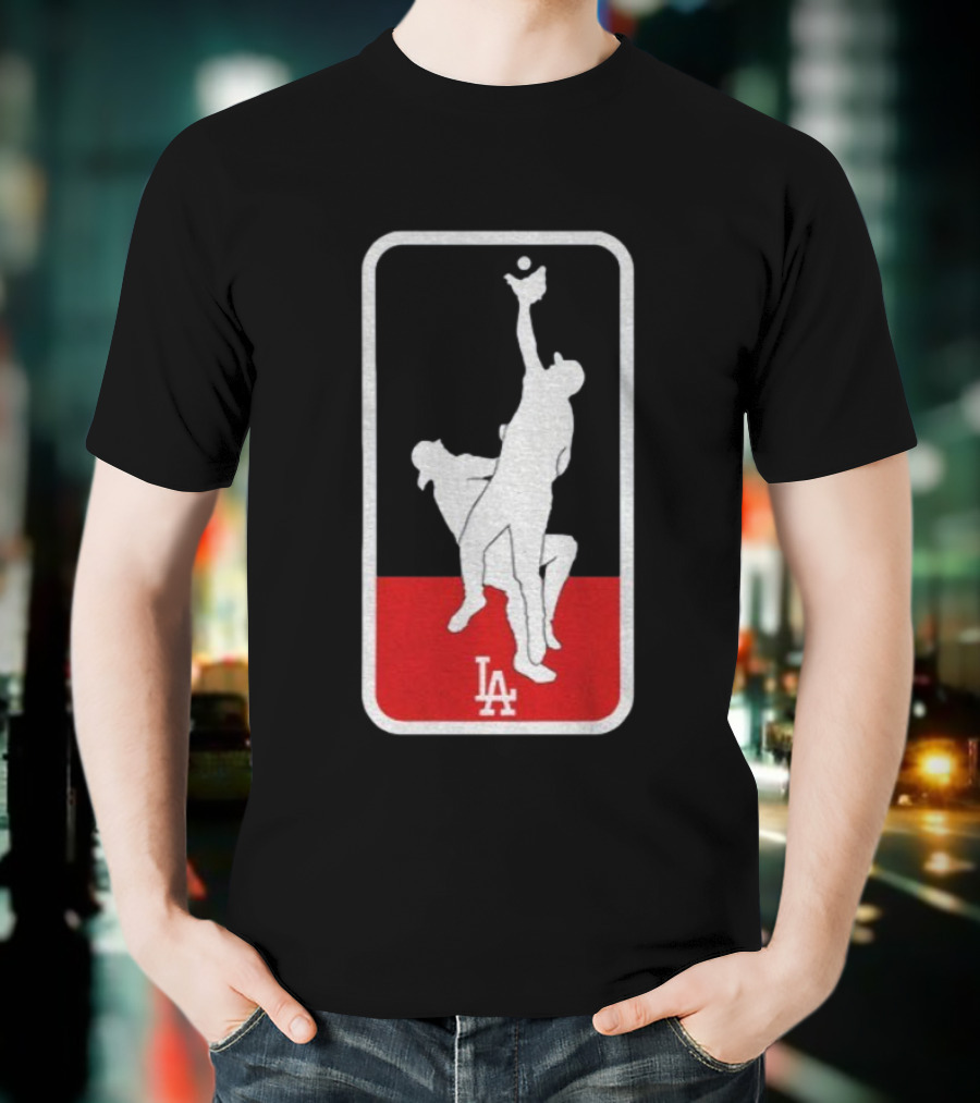Kike Hernandez Andy Pages Dodgers LA Baseball The Catch World Series T-Shirt