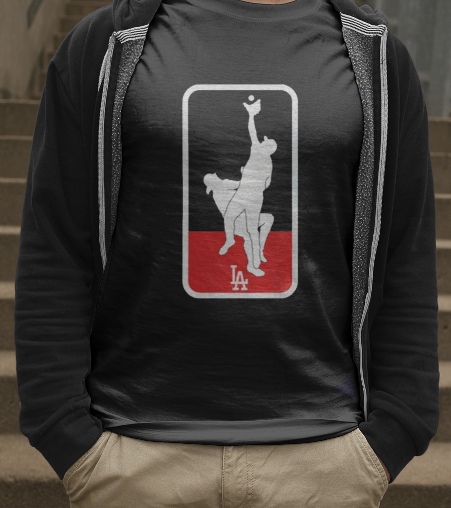 Kike Hernandez Andy Pages Dodgers LA Baseball The Catch World Series T-Shirt