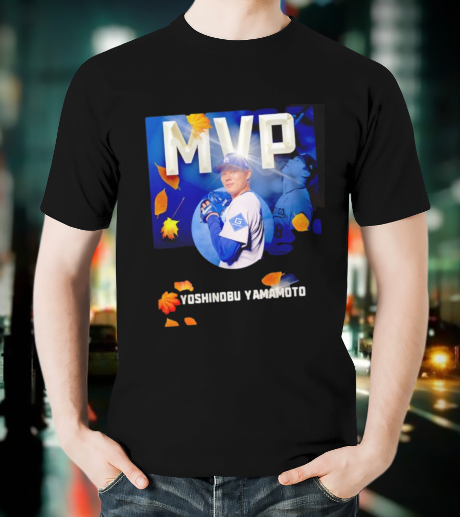 MVP Yoshinobu Yamamoto Los Angeles Dodgers Baseball 2025 World Series T-Shirt