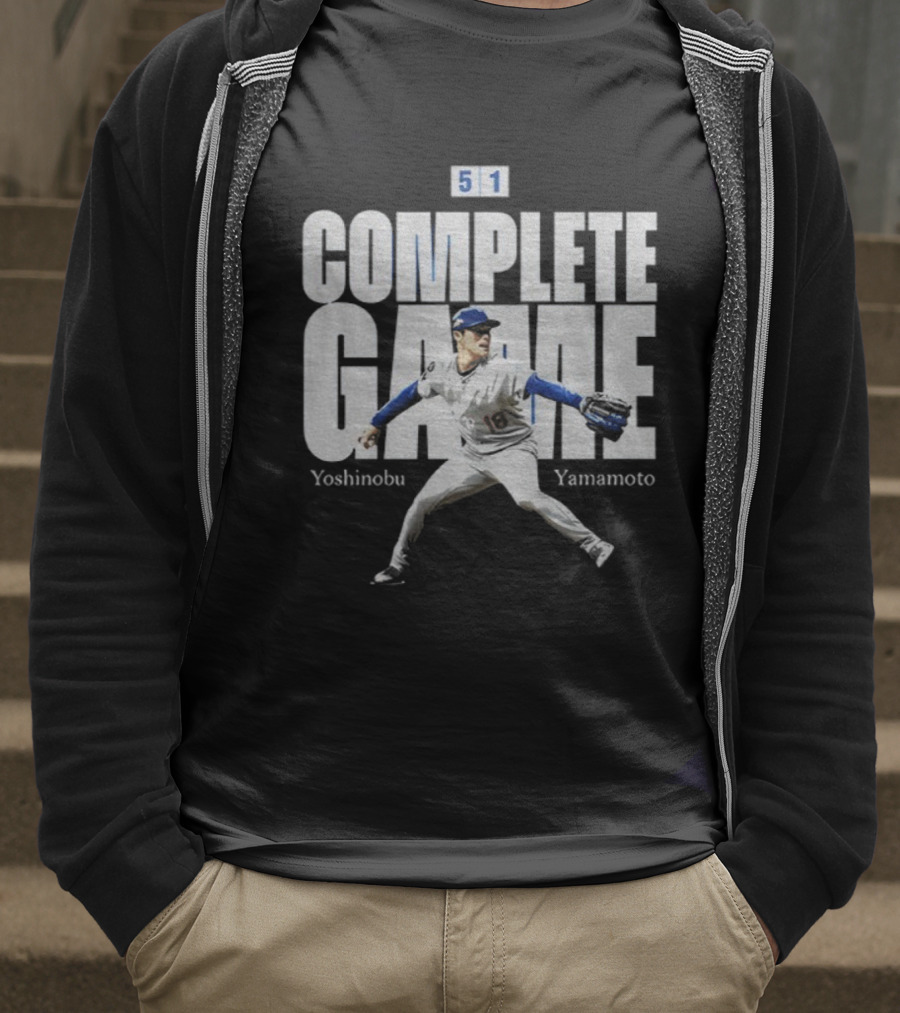 Yoshinobu Yamamoto Complete Game 5 1 Los Angeles MLB Baseball Player T-Shirt