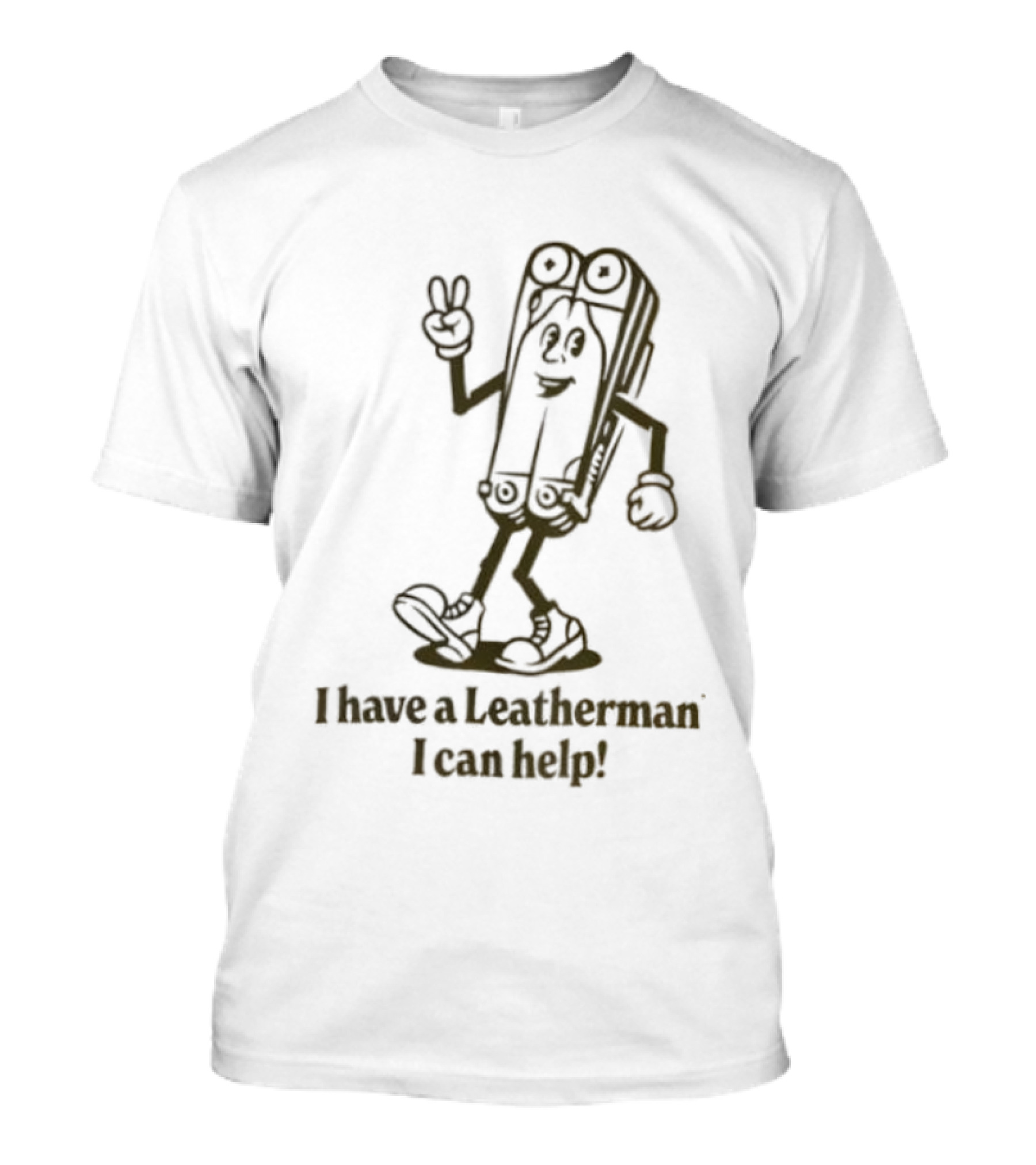 I Have A Leatherman I Can Help Cartoon Character T-Shirt