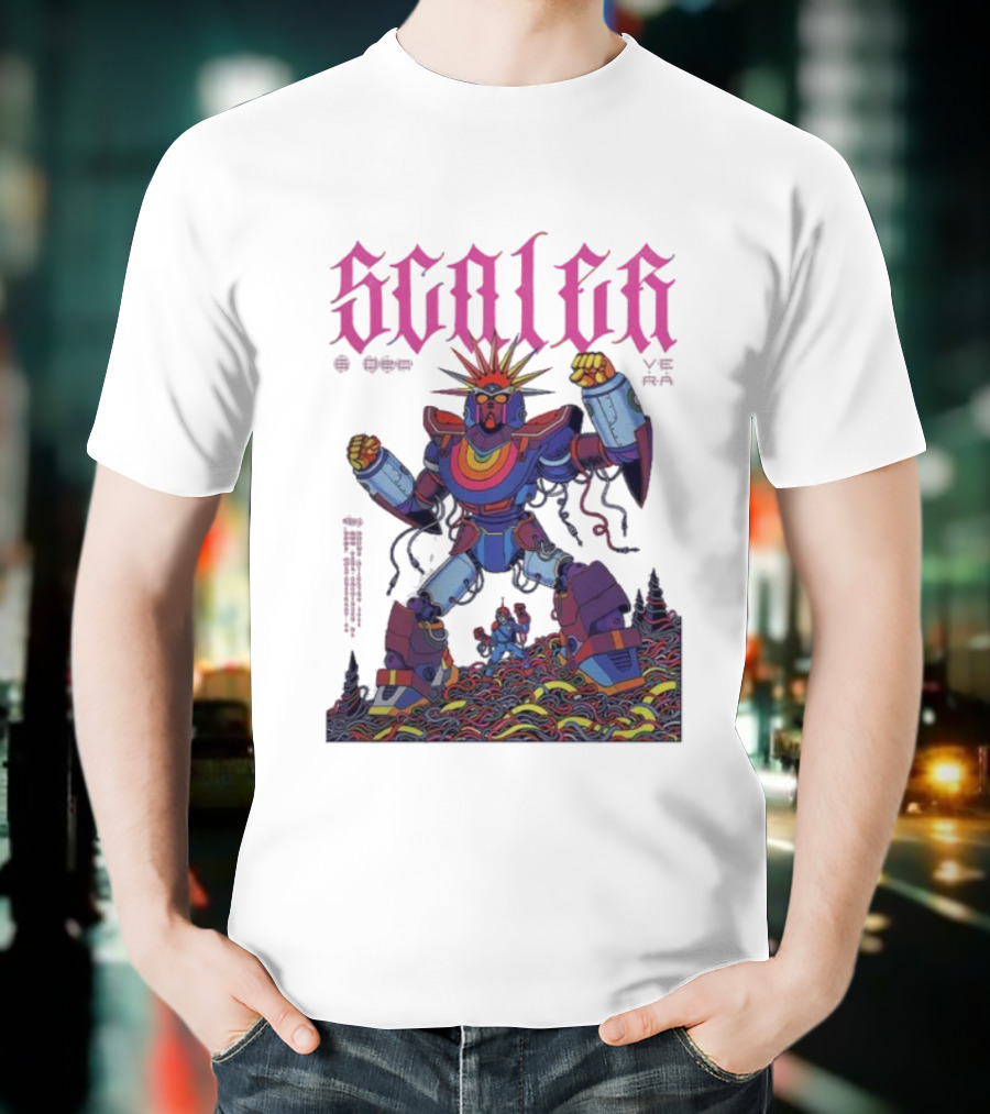 Scaler Groningen Netherlands 2025 Event VERA December 6 Retro Robot Art T-Shirt