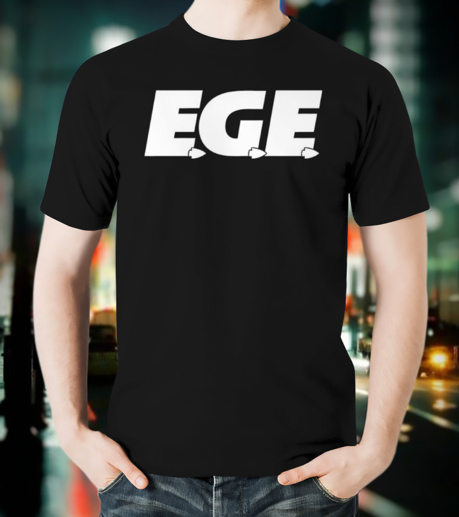 EGE Everyone’s Gotta Eat Typography With Fish Elements T-Shirt