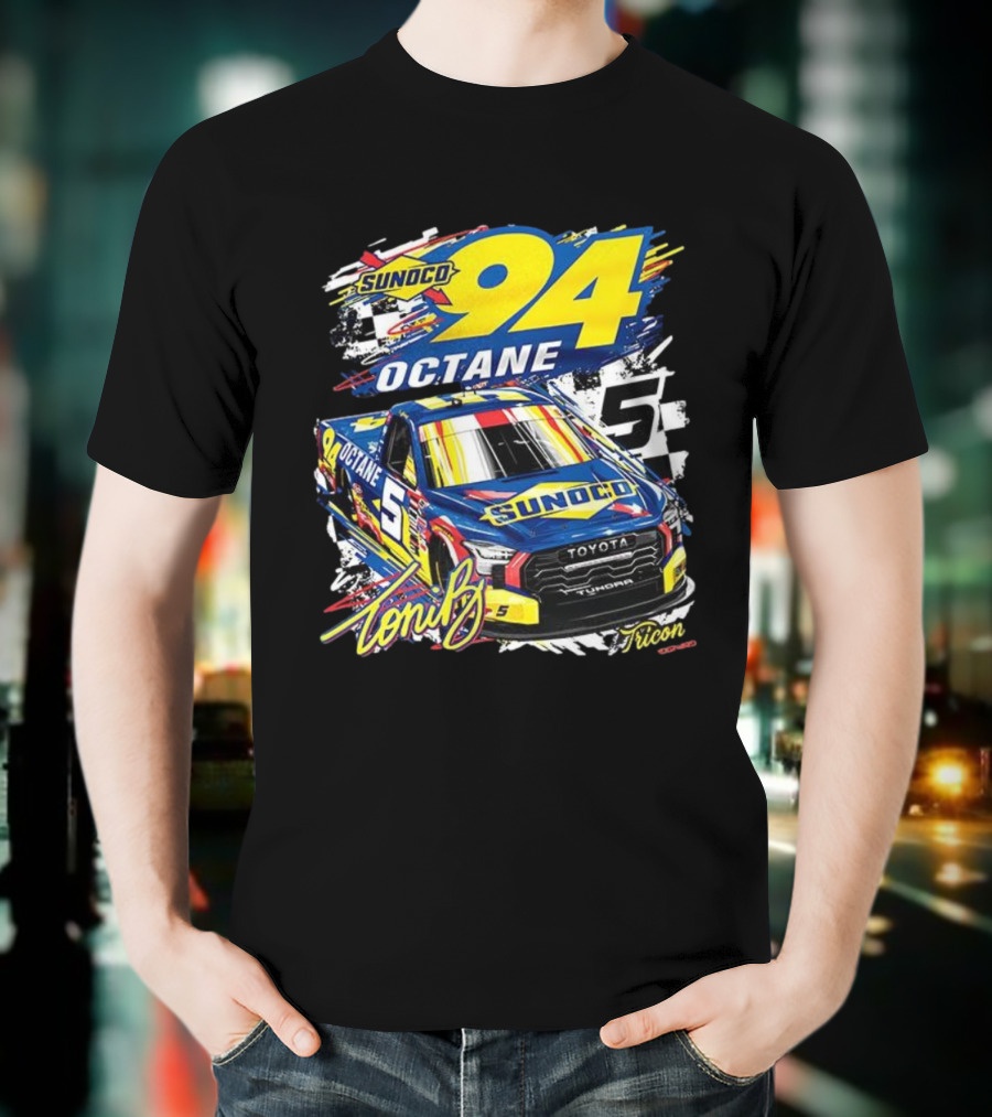 Sunoco Octane 94 Toni Breidinger Toyota Tundra 5 Tricon 2025 T-Shirt