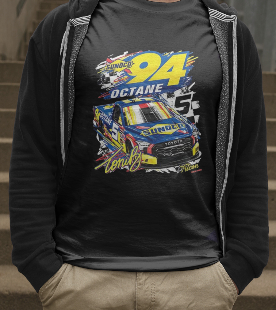 Sunoco Octane 94 Toni Breidinger Toyota Tundra 5 Tricon 2025 T-Shirt
