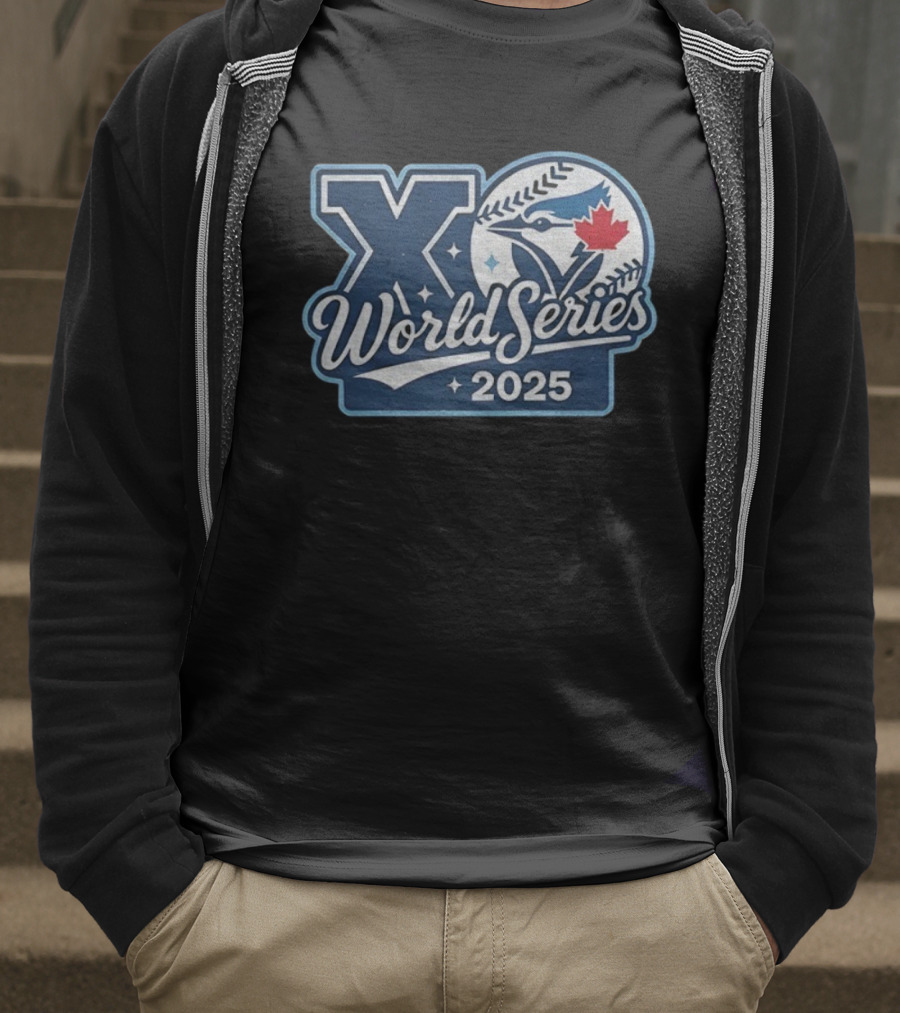 Toronto Blue Jays XO 2025 World Series Baseball Championship T-Shirt