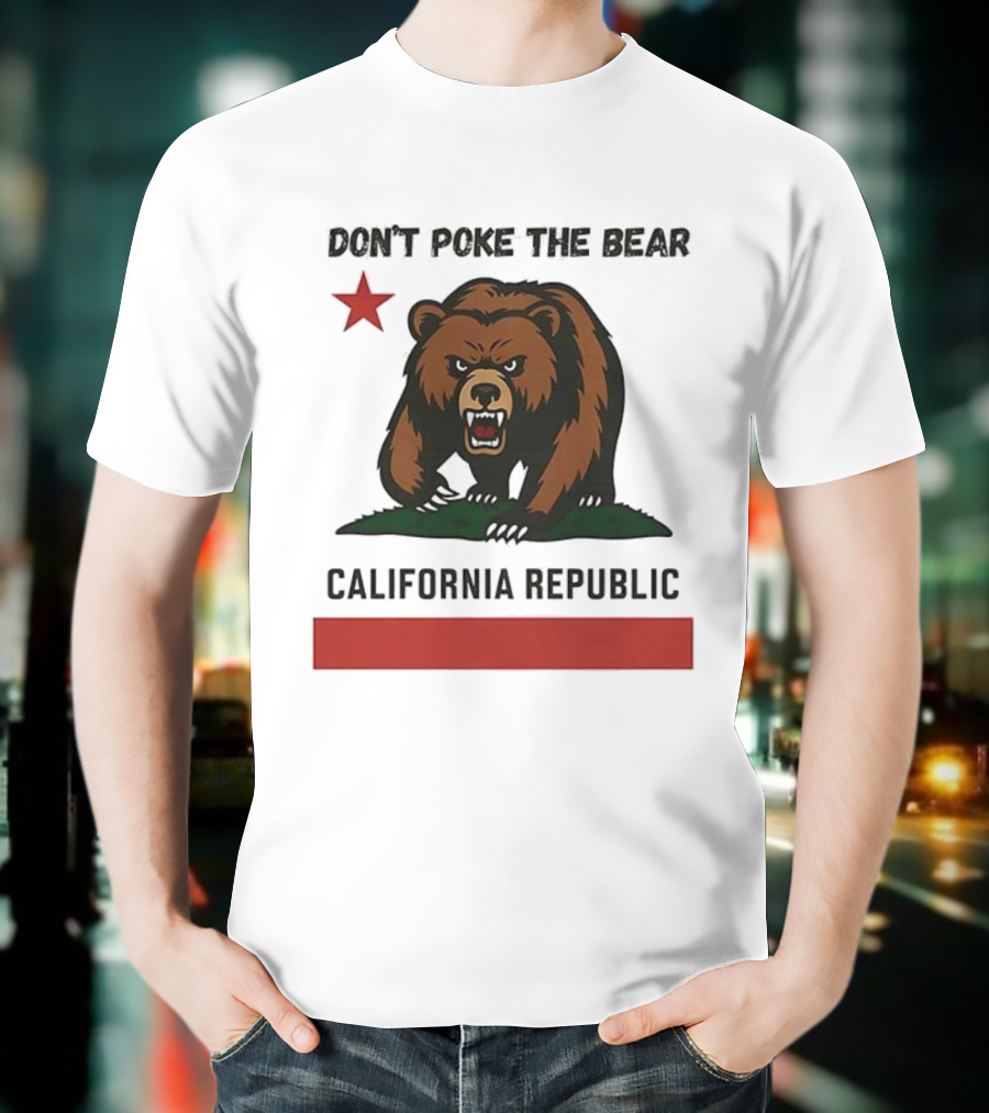 Don’t Poke The Bear California Republic Star Icon T-Shirt