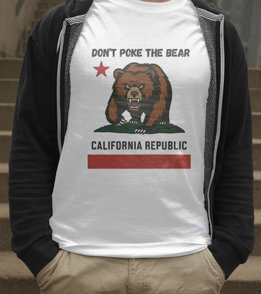 Don’t Poke The Bear California Republic Star Icon T-Shirt