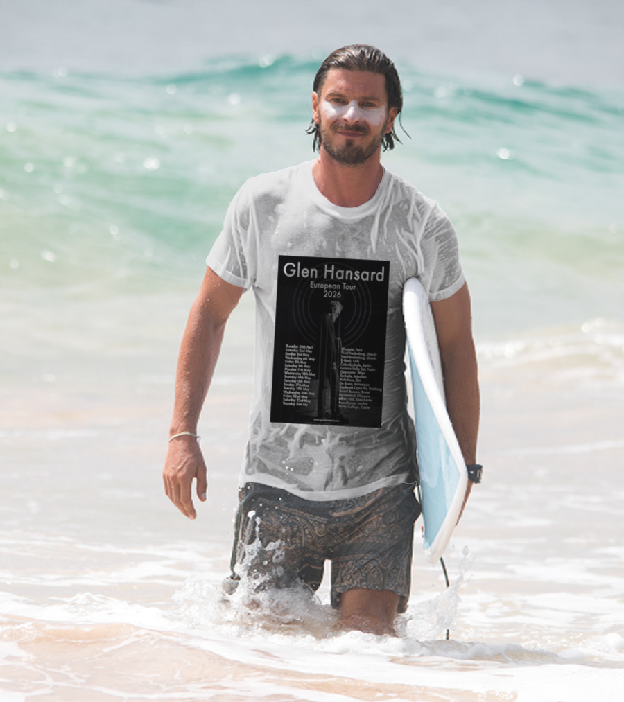 Glen Hansard European Tour 2026 Dates And Venues With Cities Including Paris Berlin Vienna Glasgow T-Shirt