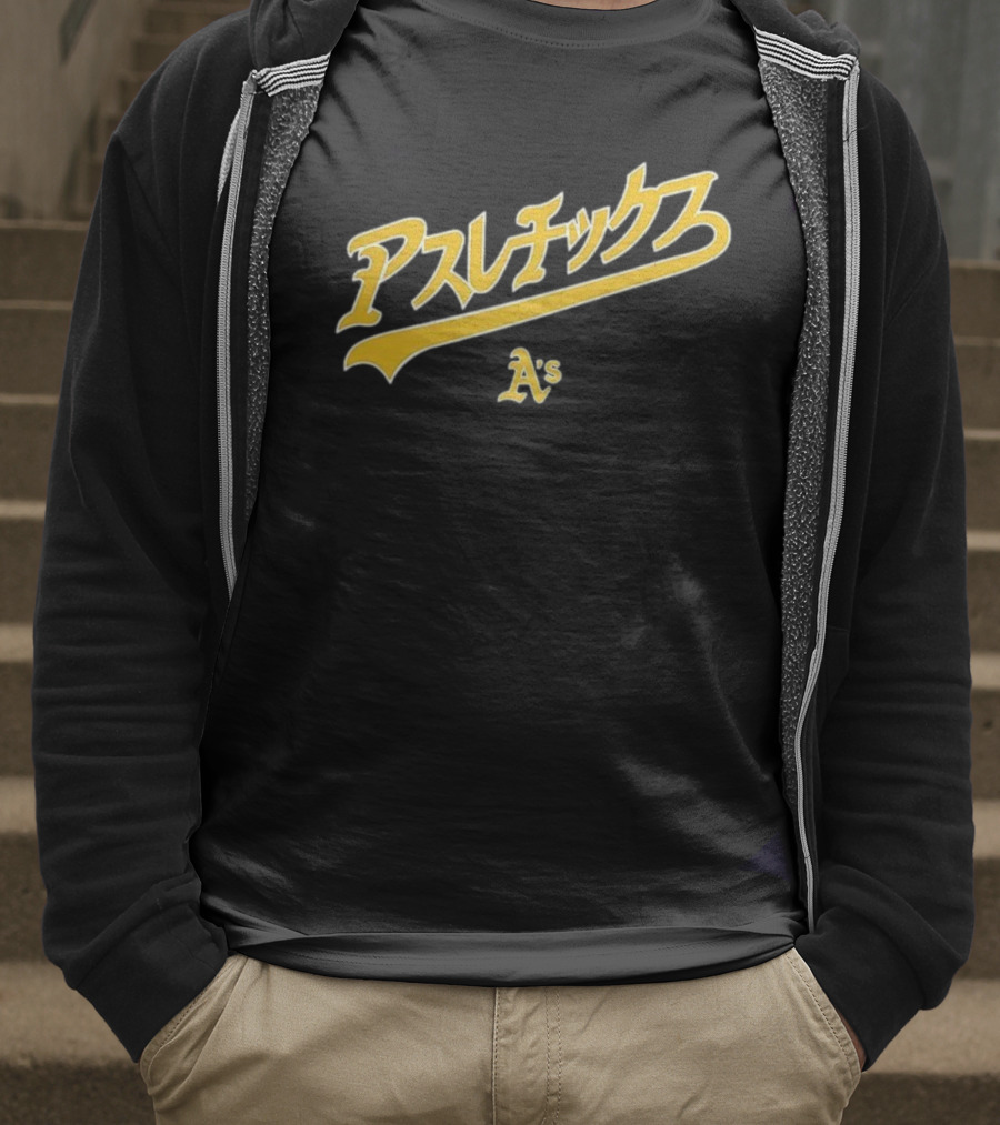 Athletics Hyperfly Katakana A's Gold Script T-Shirt