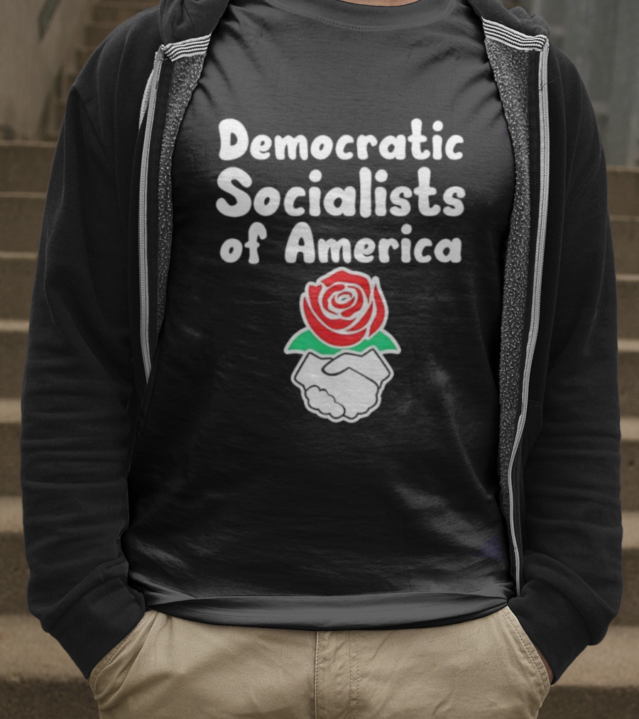 Democratic Socialists Of America Rose Emblem T-Shirt