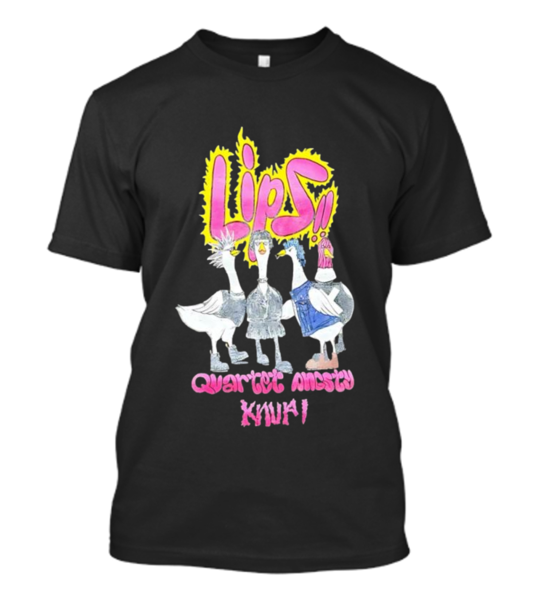 Lips Quartet Ancstry KNUF Ducks Dressed T-Shirt