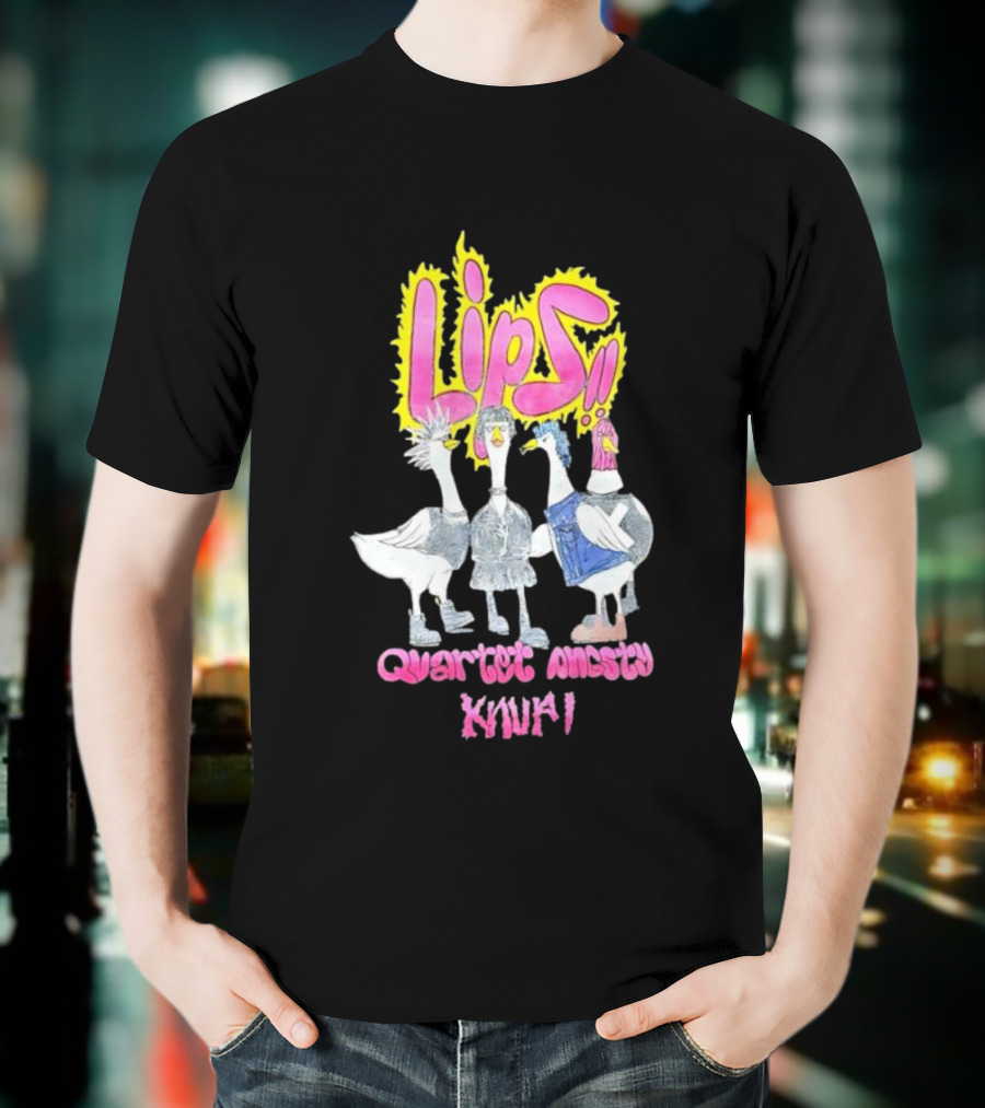 Lips Quartet Ancstry KNUF Ducks Dressed T-Shirt
