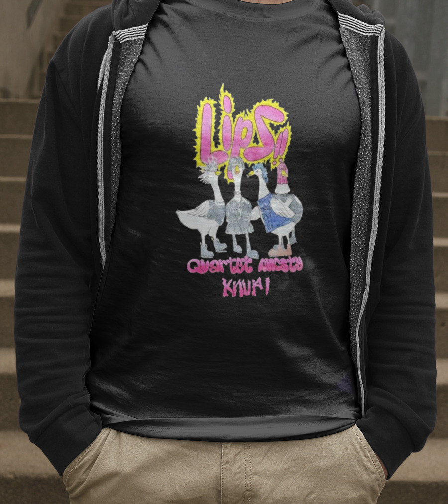 Lips Quartet Ancstry KNUF Ducks Dressed T-Shirt