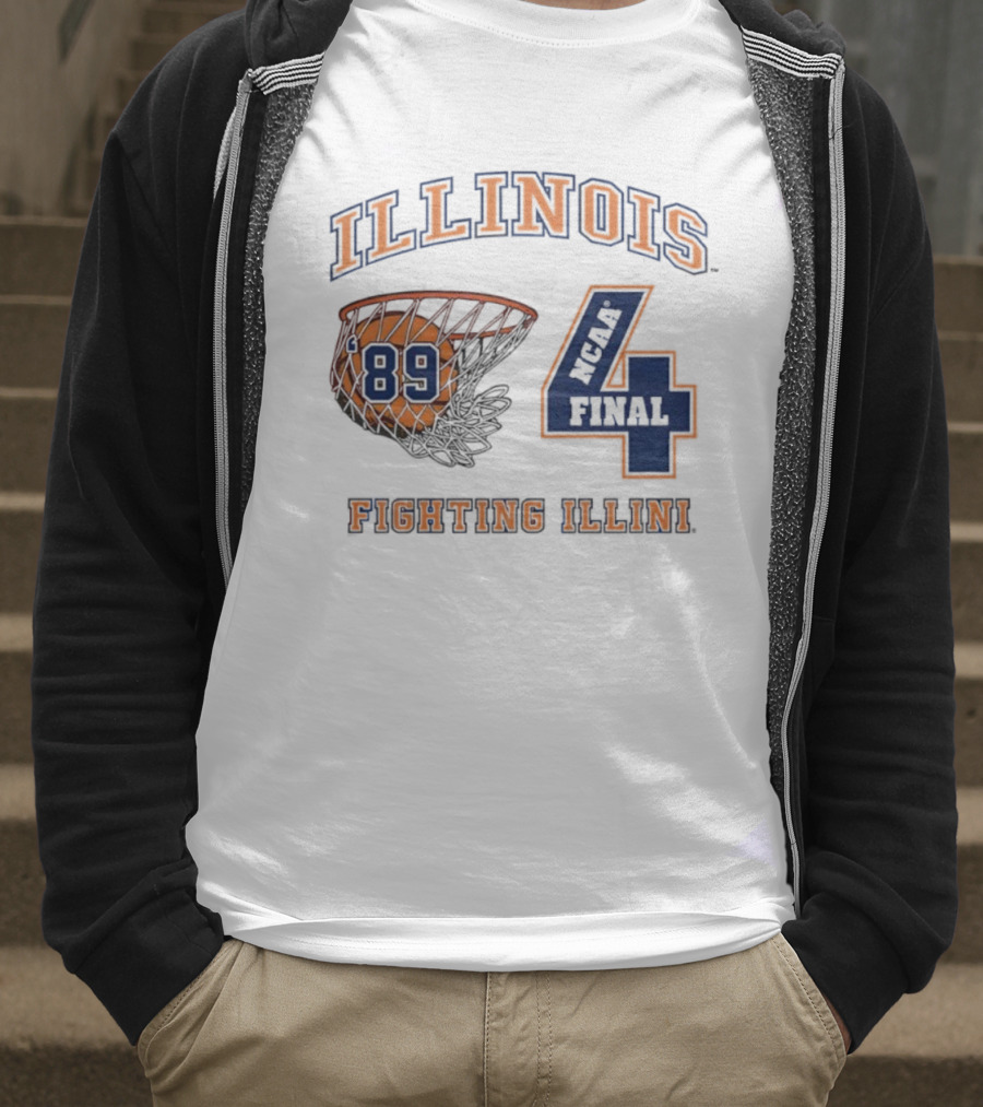 Illinois Fighting Illini Vintage ’89 Final Four T-Shirt