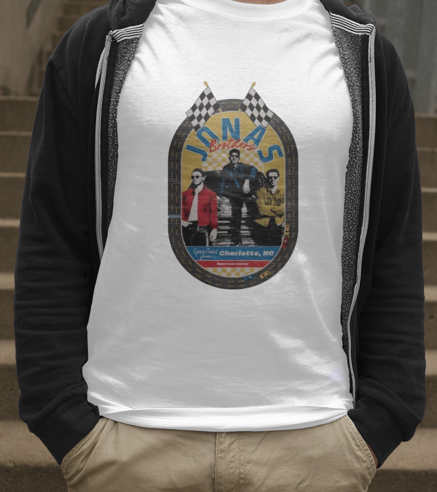 Jonas Brothers November 5 2025 Greetings From Charlotte NC Spectrum Center T-Shirt