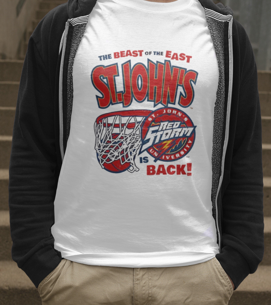 St. John's Red Storm The Beast Of The East Is Back T-Shirt
